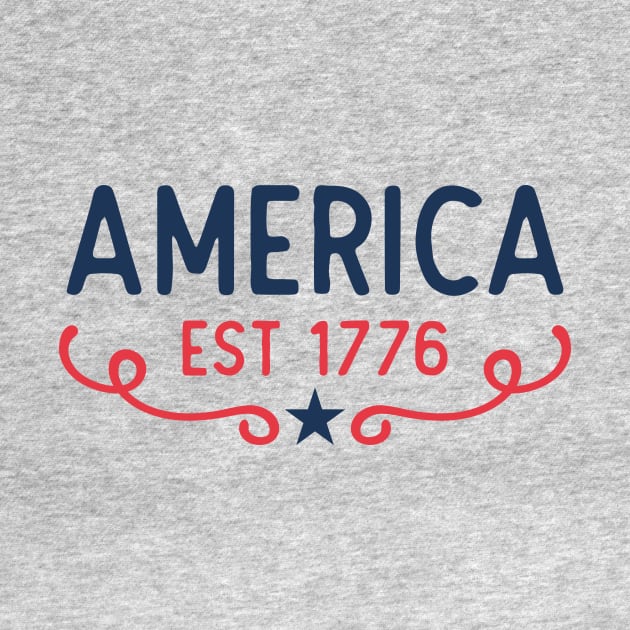 America EST 1776 by Ombre Dreams